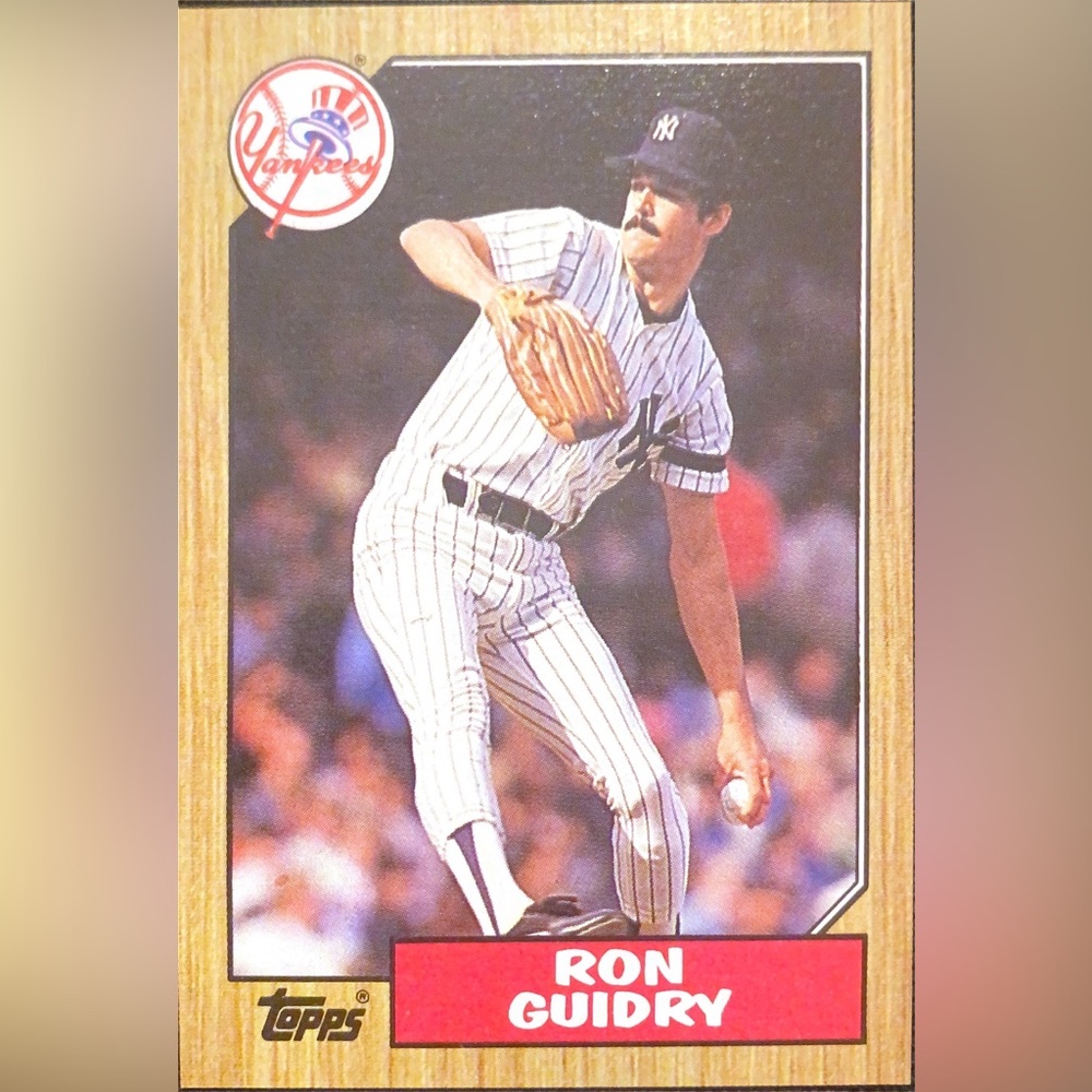 1987 Topps Ron Guidry #375 – New York Yankees
